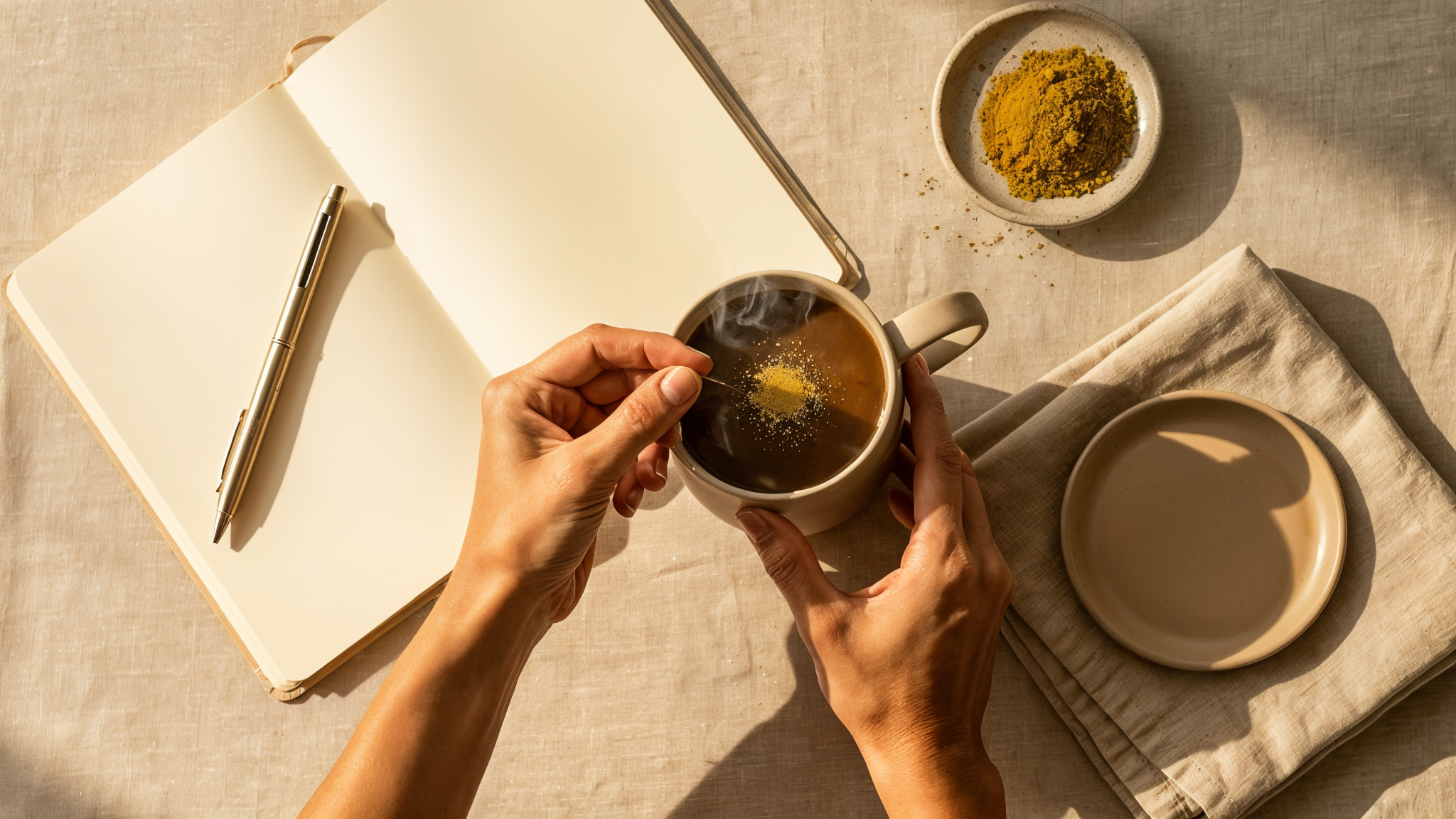 Sportif préparant une boisson électrolyte avant effort